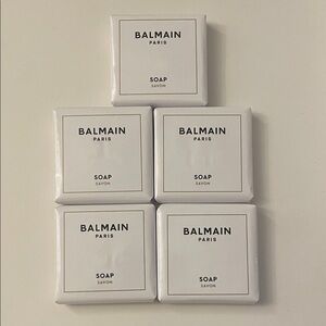 Balmain White Soap Bars (Set of 5) 1.22 oz each
